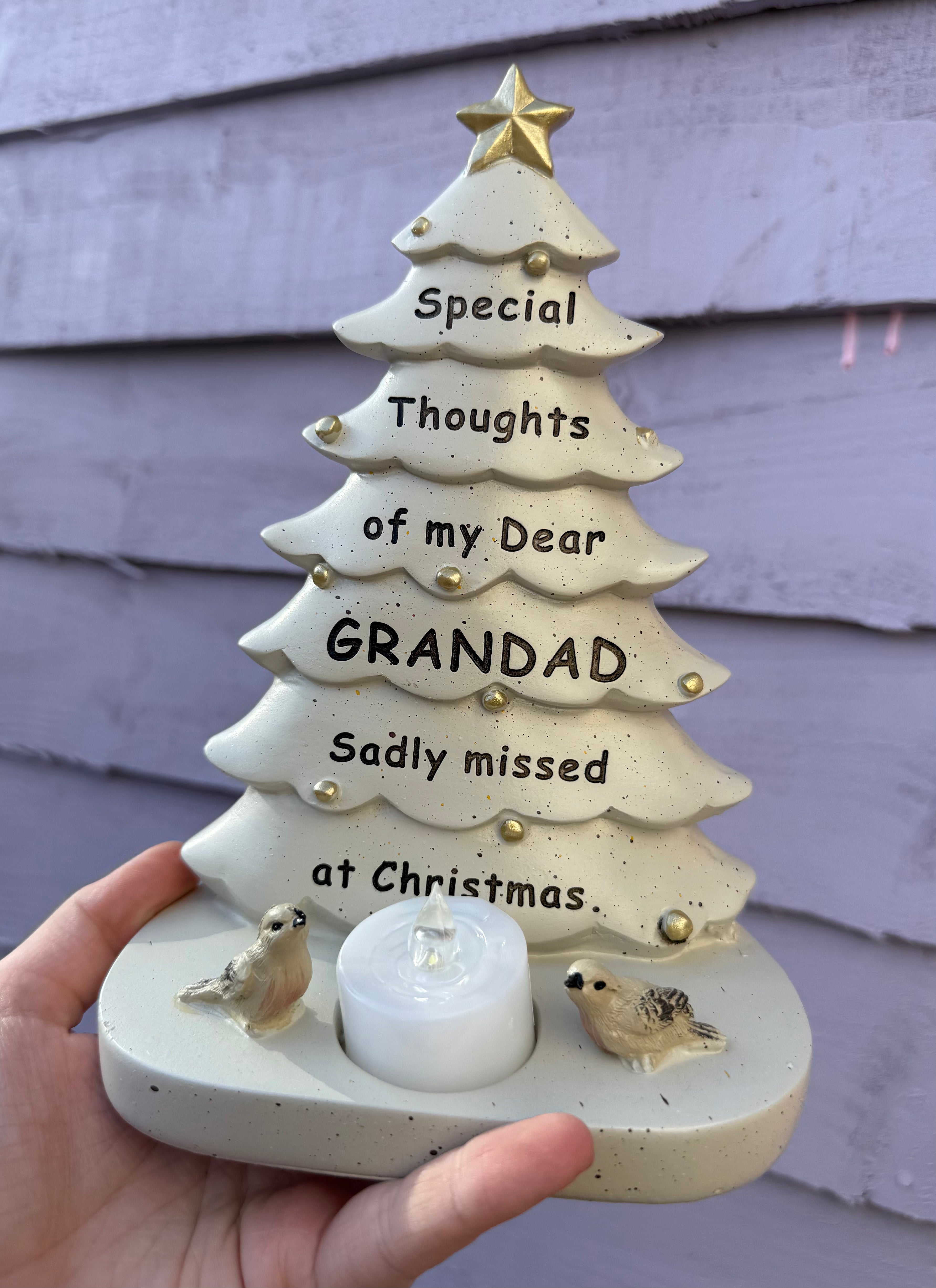 Memorial item - Christmas Tree with Flickering light